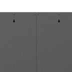 Metal Wall Mounted Tool Storage Cabinet with Locking Door - Gray