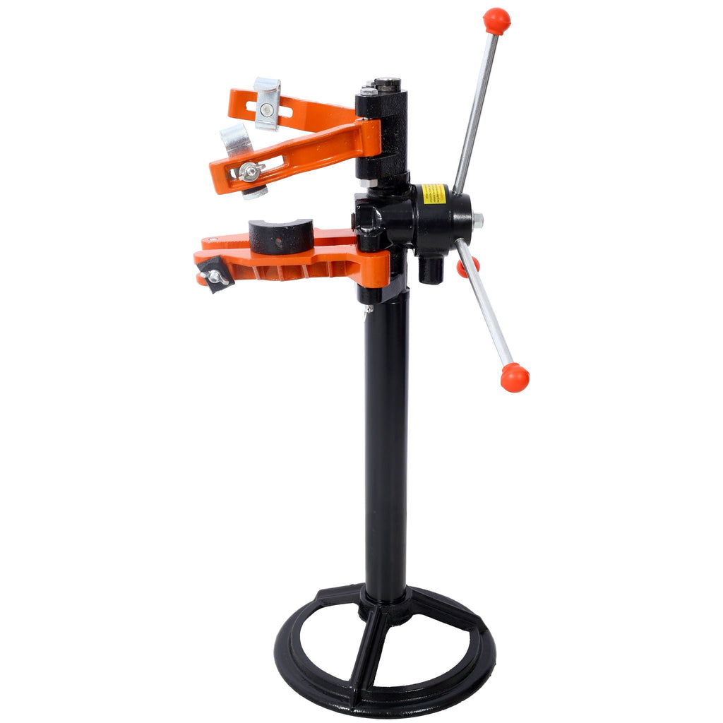 Hand Operate Strut Coil Spring Press Compressor with Steel Construction - Black/Orange