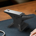 Single Horn Anvil with Heat-Treated Cast Steel – Black