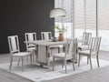 Marta 7 Piece Dining Room Set with Rectangular Table - Natural