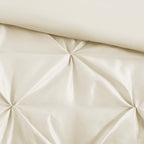 7 Piece Tufted Comforter Set Ivory Full