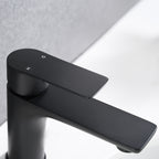 Modern Bathroom Sink Faucet with Single Handle - Gold or Black