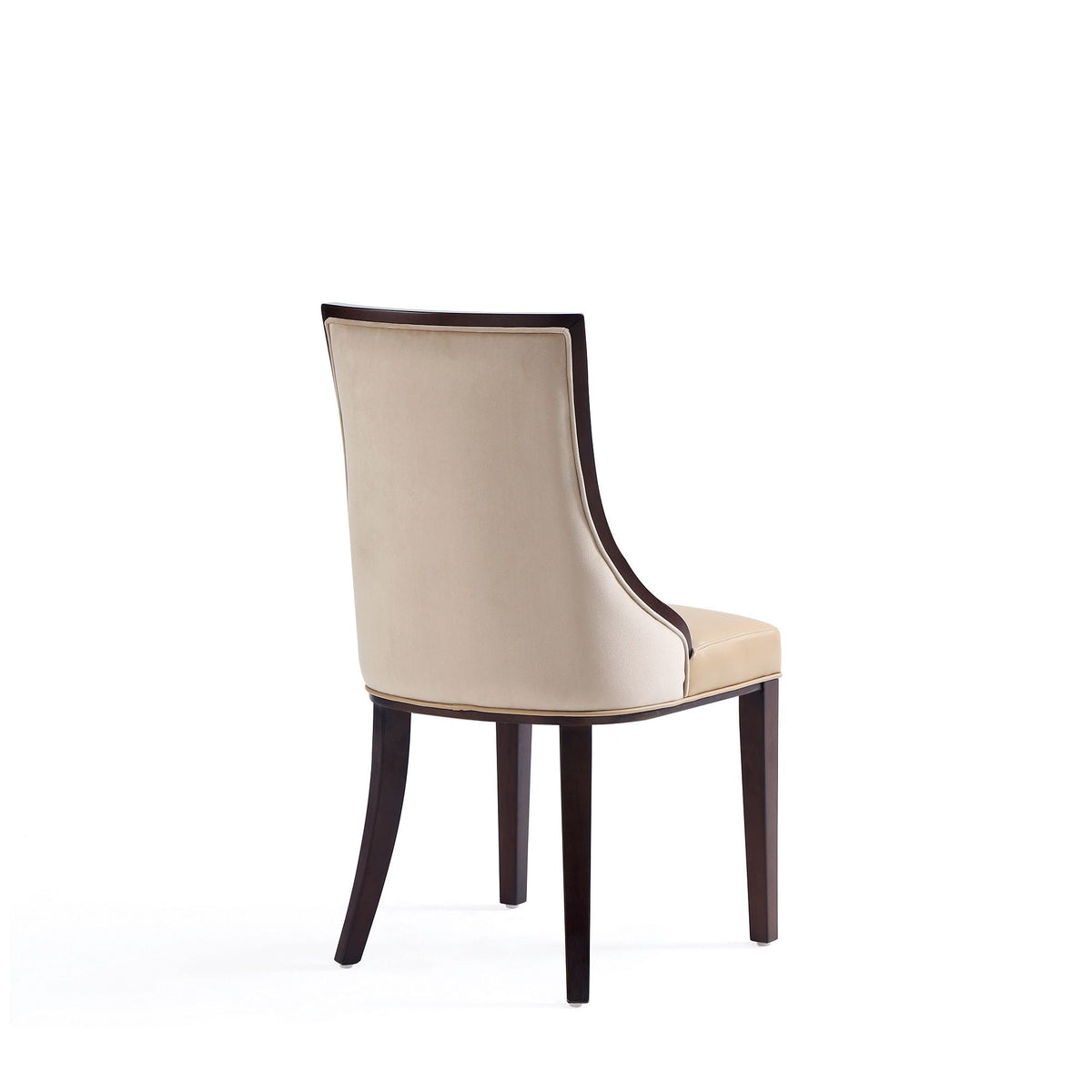 Grand Dining Chair Set with Solid Beech Wood Frame - Beige or Gray