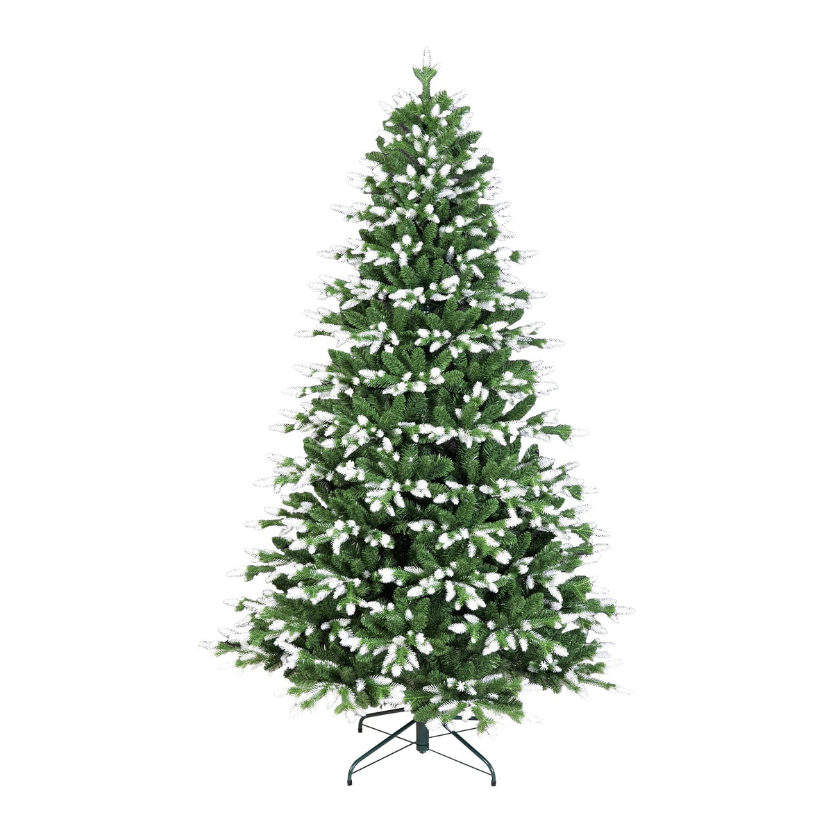 6FT Artificial Christmas Tree with White-Tipped PE & PVC