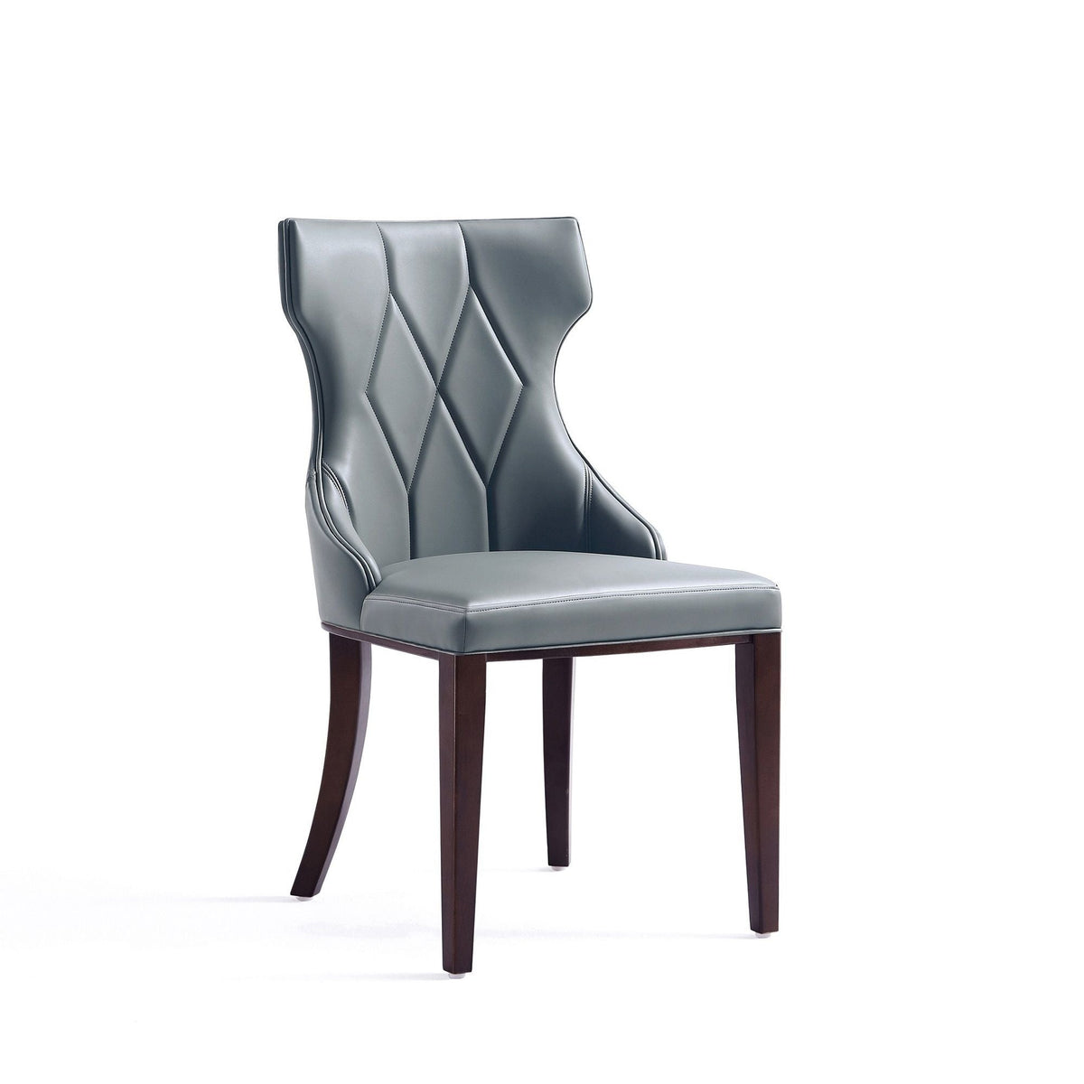 Reine Dining Chair Set of 2 with Solid Wood Frame and Classic Design - Multiple Colors