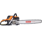 Gasoline Chainsaw 20" 52Cc with 2.6HP Engine - Orange