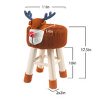 Animal Ottoman Stool - Cute Deer Design for Kids