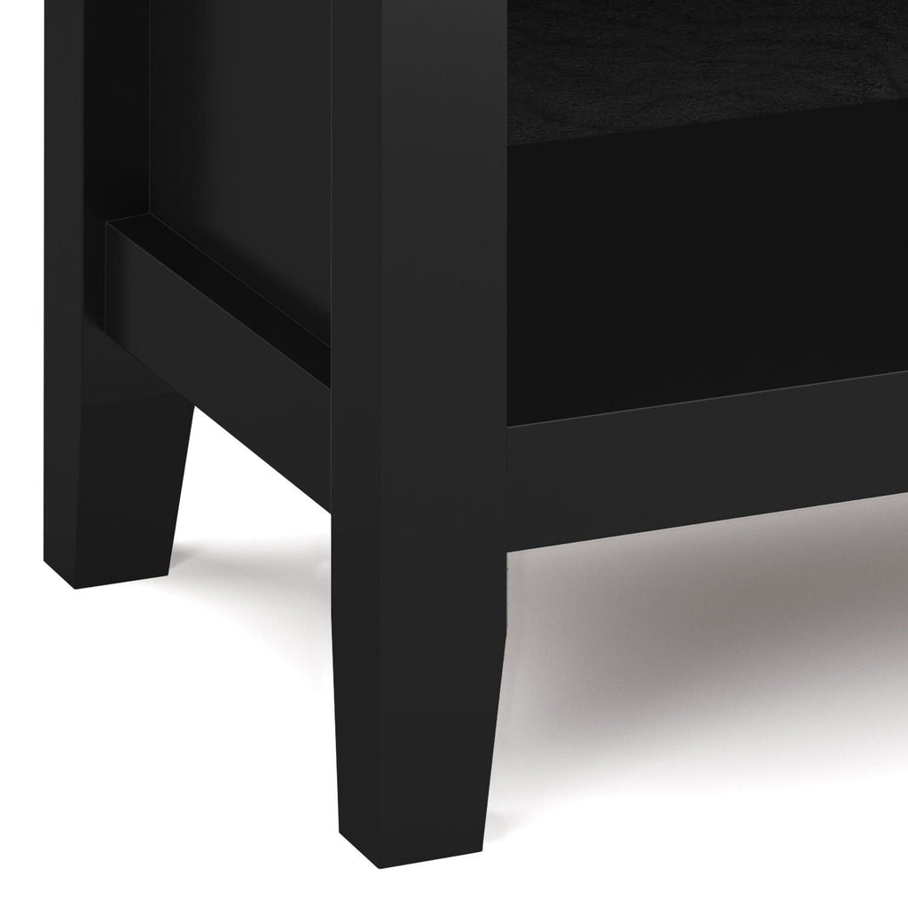Handcrafted Bedside Table with Drawer and Shelf - Multiple Colors