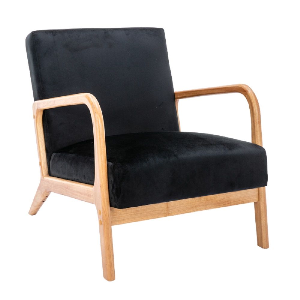 Mid-Century Modern Accent Chair with Cushioning - Multiple Colors