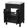 Bathroom Vanity With Top Sink and Soft Closing Doors