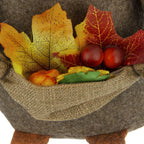 Sitting Gnome With Maple Leaf (Set of 2)