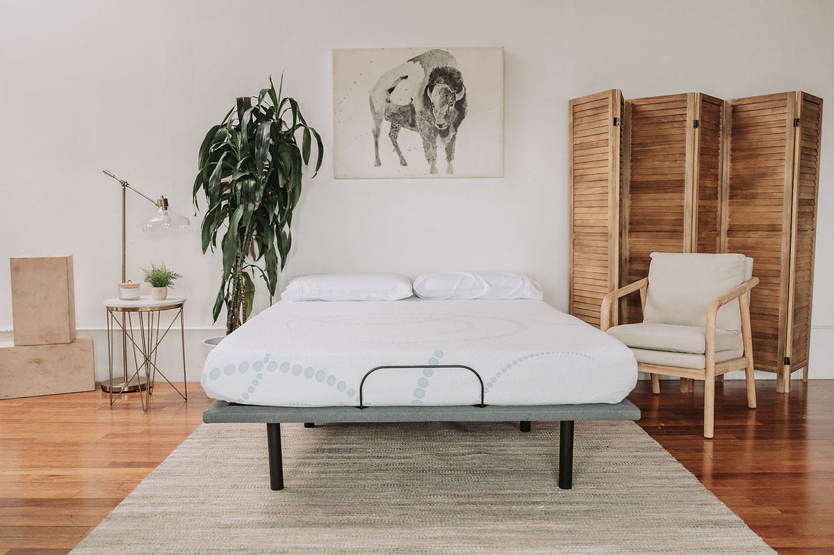 8" Memory Foam Mattress with Pressure-Relief Technology - White