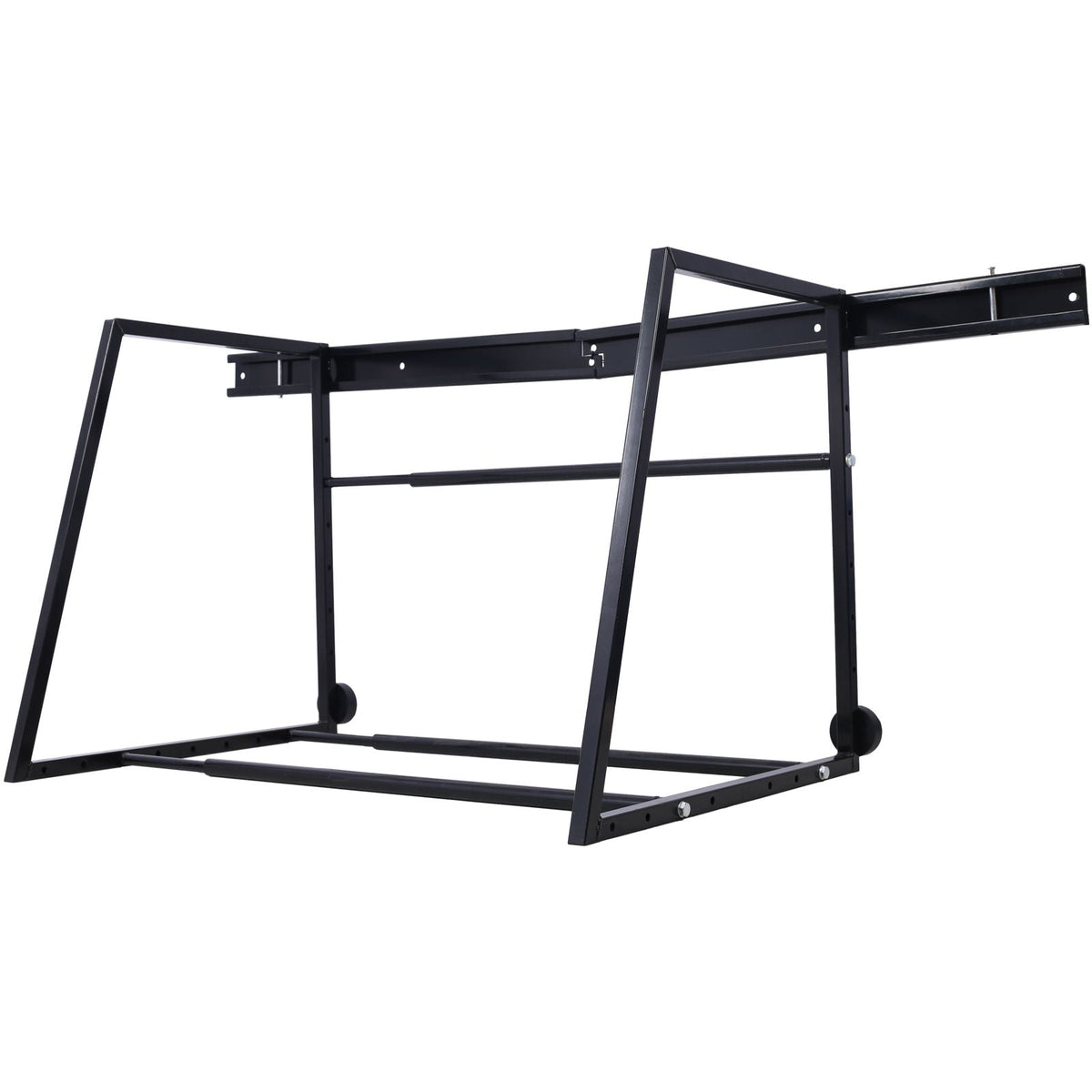Heavy Duty Adjustable Garage Wall Multi-Tire Rack Storage with 400 lb Capacity - Black