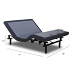 Adjustable Bed Base with Full-Range Positions - Dark Gray
