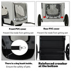 Outdoor Heavy Duty Collapsible Pet Bike Trailer