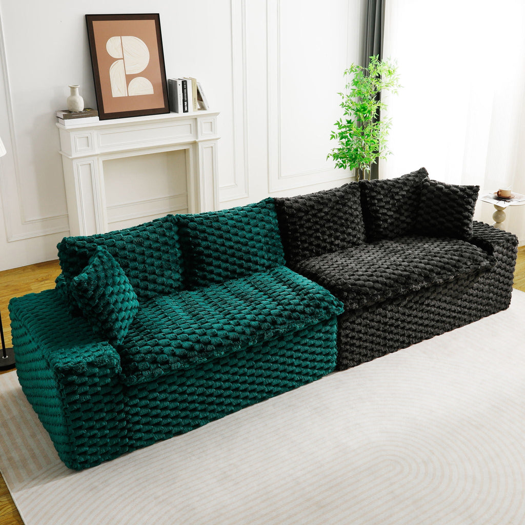 Multifunctional Stationary Sofa with Adjustable Layout - Choice of Color