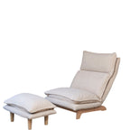 Single Foldable Reclining Chair with Sofa Bed - Blue or White