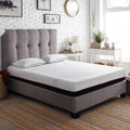 10" Cooling Copper Infused Memory Foam Mattress with Supportive Construction - White