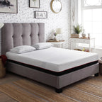 10" Cooling Copper Infused Memory Foam Mattress with Supportive Construction - White