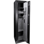 Biometric Rifle Safe with Fingerprint Access – Black