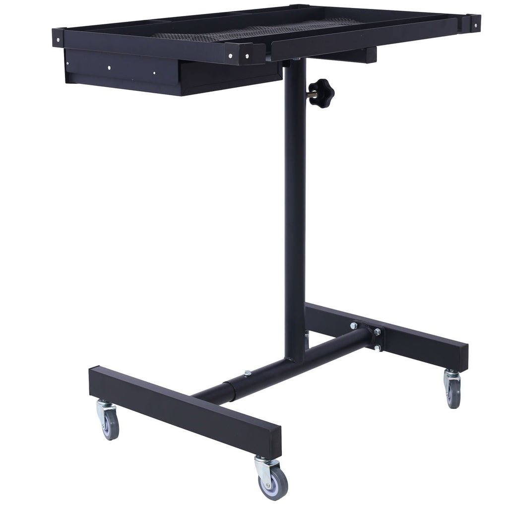 Adjustable Tear Down Work Table With Drawer