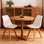 Medieval Dining Chair Set of 4 with Sturdy Plastic Frame - White or Black