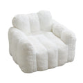 Lotus Style Compression Sofa Bean Bag with Ergonomic Design - White or Pink