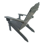 Walnut Adirondack Chair with Foldable Design - Outdoor or Indoor