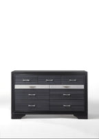 Naima Versatile Storage Dresser with Felt-Lined Jewelry Drawer – White or Black