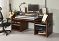 Annette Music Desk with Cable Management - Dark Brown or Black