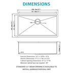 Stainless Steel Undermount Kitchen Sink with Workstation - Gold