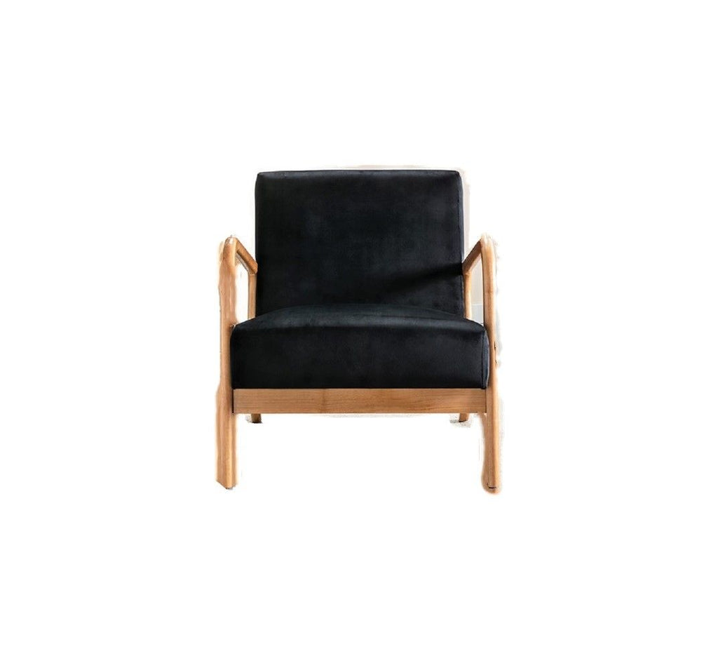 Mid-Century Modern Accent Chair with Cushioning - Multiple Colors