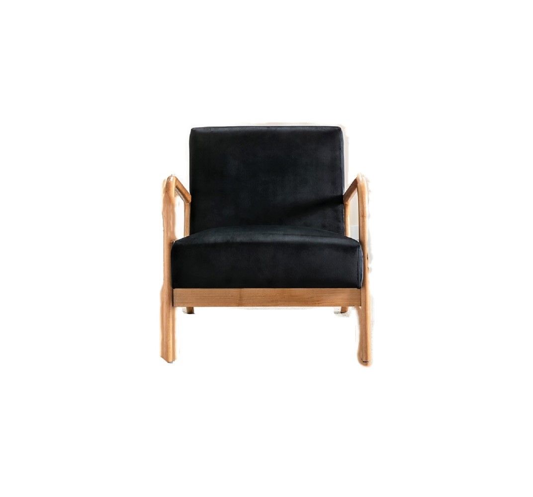 Mid-Century Modern Accent Chair with Cushioning - Multiple Colors