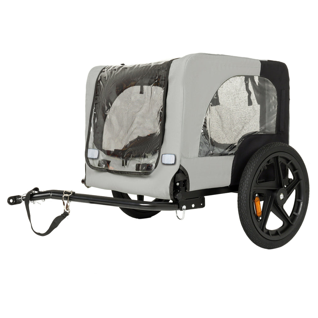 Outdoor Heavy Duty Collapsible Pet Bike Trailer