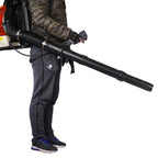 Powerful 76Cc 4-Stroke Gasoline Leaf Blower with EPA Compliance - Red