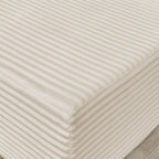 Two-Seater Lazy Sofa Lounge Chair with High-Density Foam - Beige