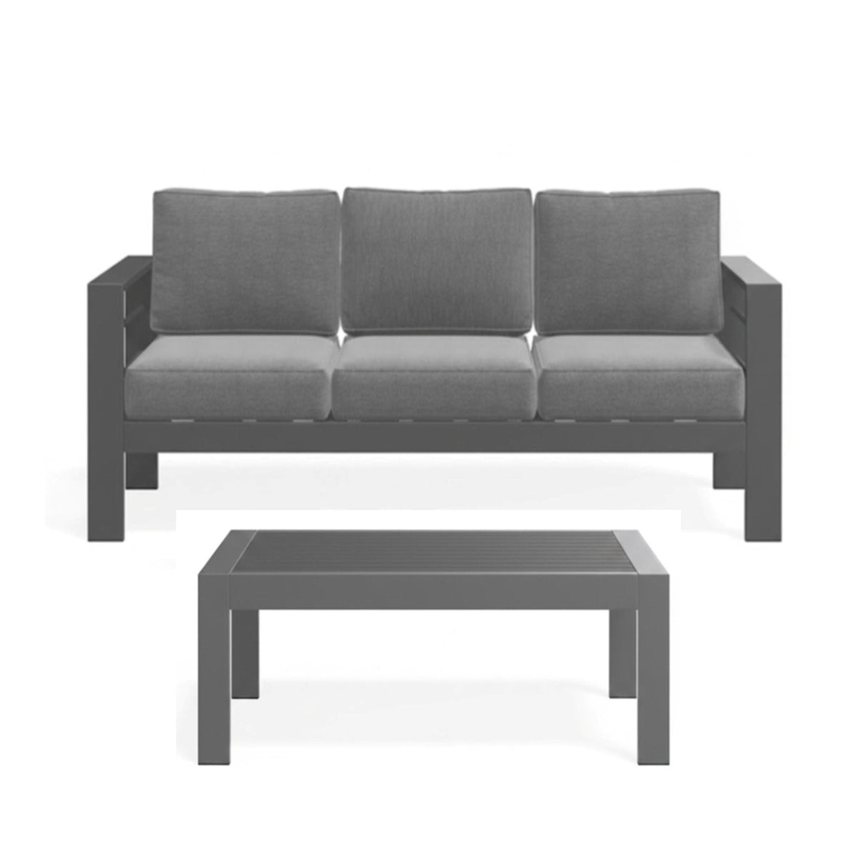 All-Weather Outdoor Patio Set with Thick Cushions - Multiple Colors