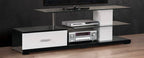 Ivana TV Stand - White / Black