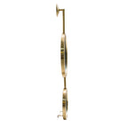 2 Circle Mirrors For Wall Decor in Gold