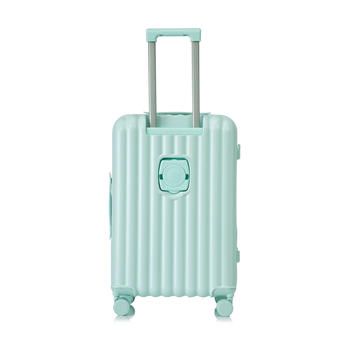 Spinner Wheel Luggage Set with USB Port and Holders - Pink, Black, Green