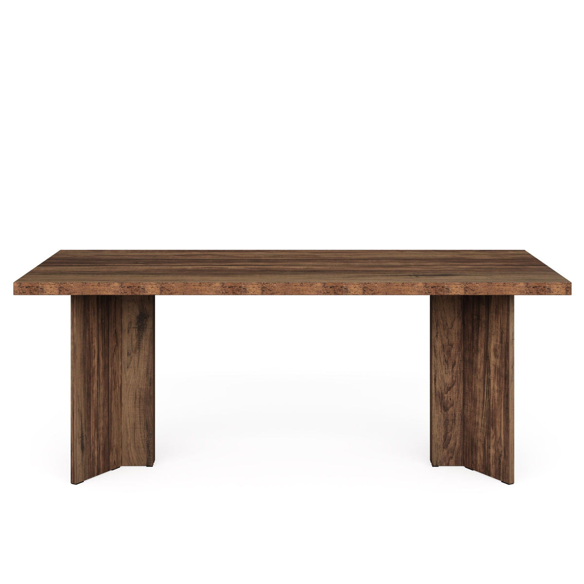 Vintage Executive Desk with Thickened Tabletop – Light Brown or Dark Brown