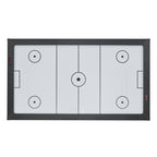 84-Inch Air Hockey Table with Electronic Scorer – Rustic MDF Finish