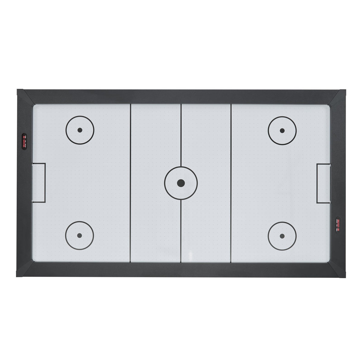 84-Inch Air Hockey Table with Electronic Scorer – Rustic MDF Finish