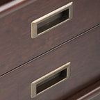 Handcrafted Mid Century End Table with Drawer – White, Dark Brown, or Light Brown