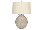Contemporary Concrete Table Lamp with 3-Way Switch - Cream