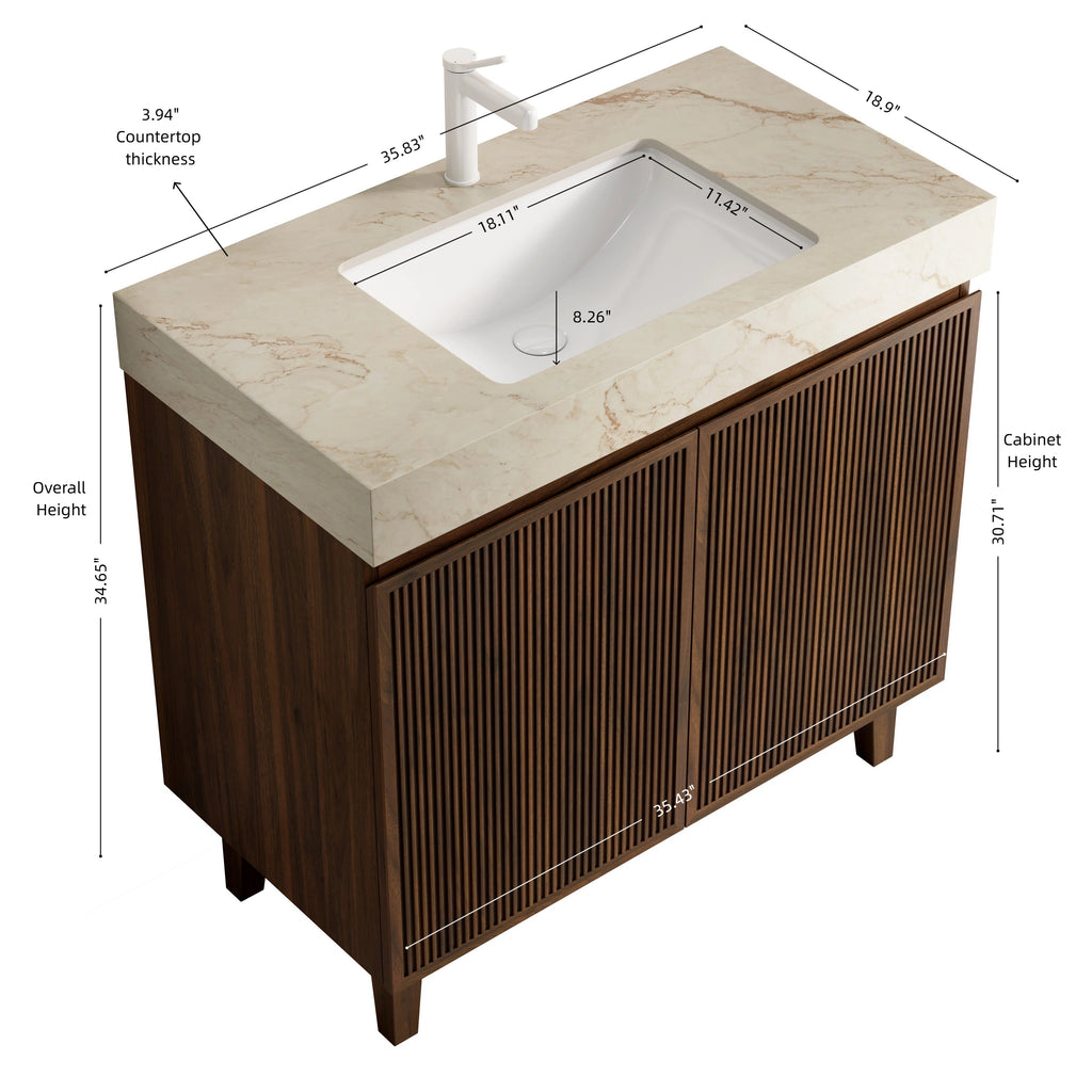 LULA 36" Bathroom Vanity & Sink