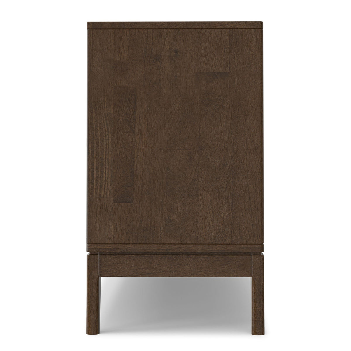 Walnut Brown 3 Drawer Sideboard with Three Storage Drawers - 41.6" Wide