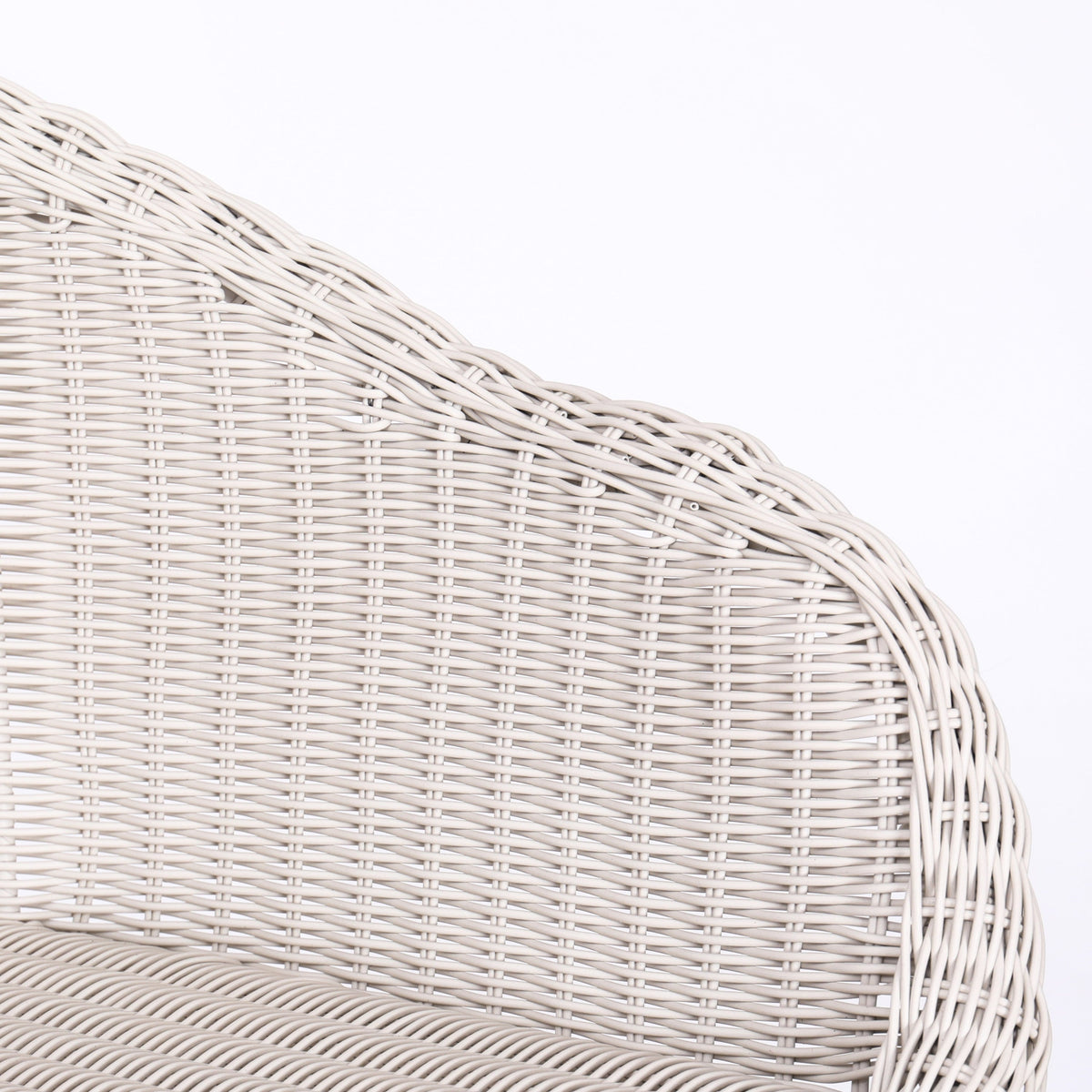 Ladd Outdoor Metal Wicker Barstool Set of 2