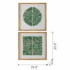Elos Stone Shadow Boxes Wall Art (Set of 2) - Multicolor