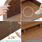 Washer Dryer Countertop with Non-Slip Pads - Walnut